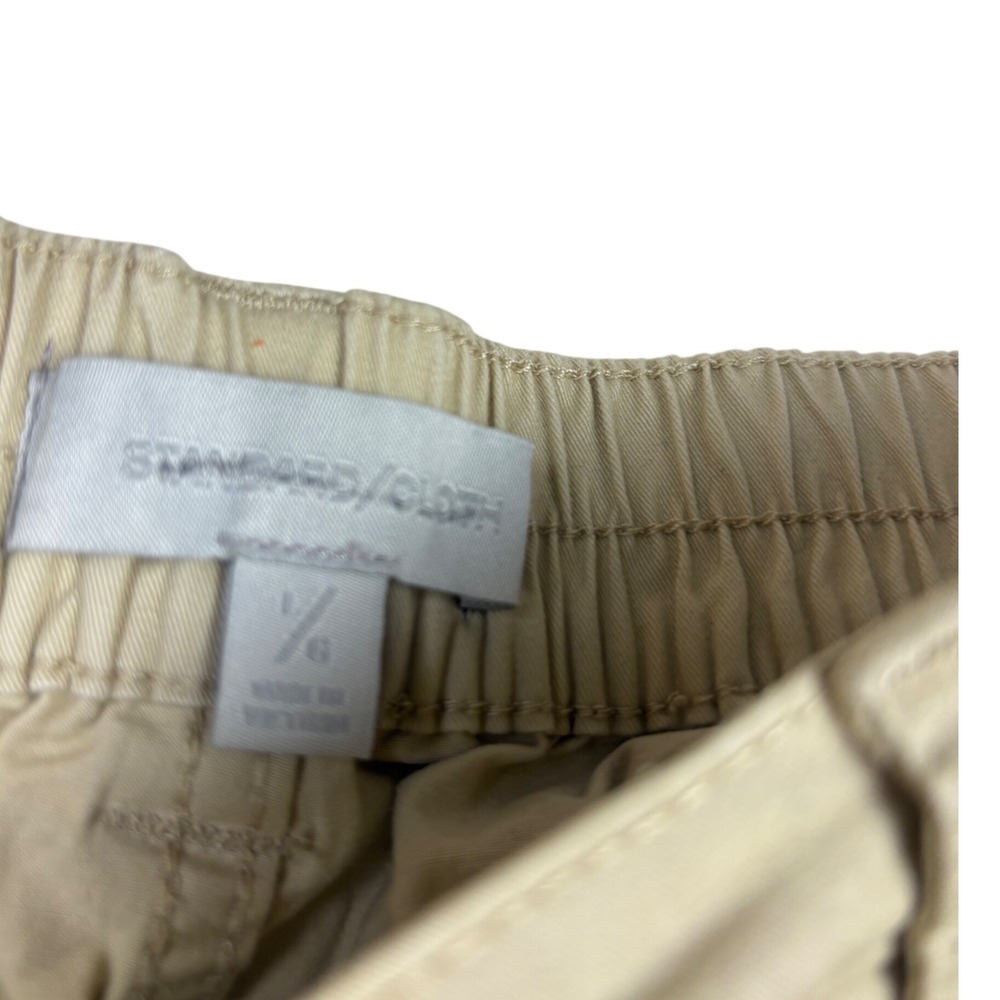 Urban Outfitters Standard Cloth Mens Technical Cargo Carpenter Pants Khaki - Picture 9 of 9